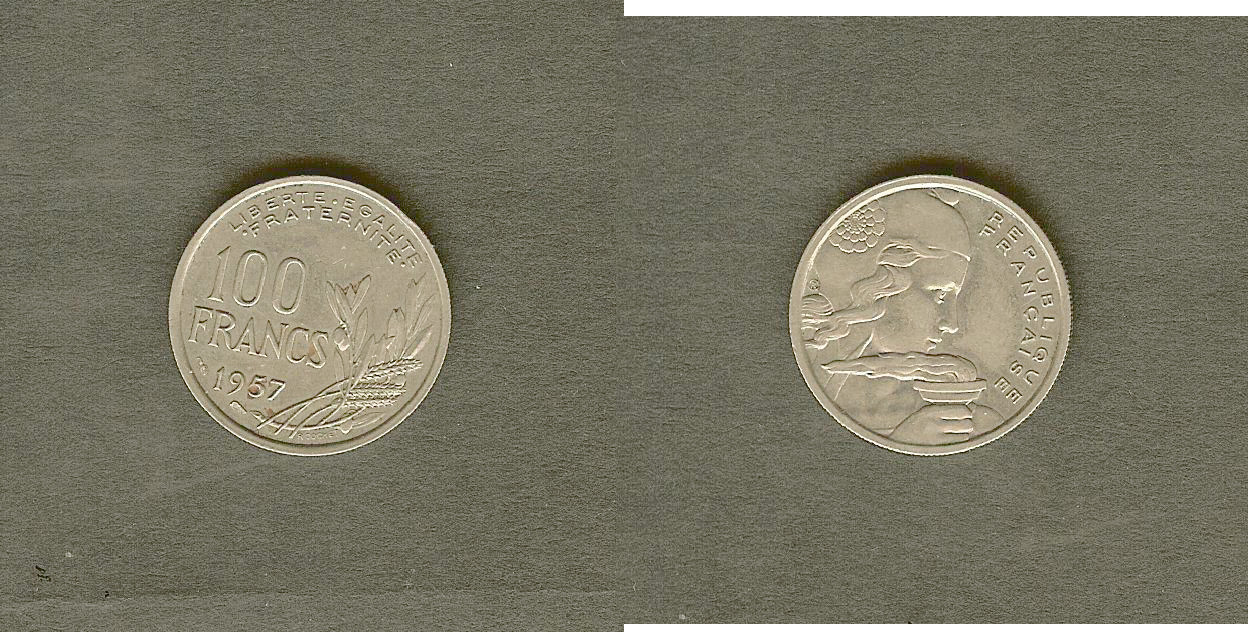 100 francs Cochet 1957 EF+